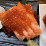 わ楽 - 生キングサーモン　イクラは店内調理