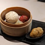 中国飯店 富麗華 - 野菜の点心 四種盛り合わせ