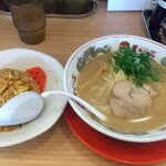 天下一品 - チャーハン定食（1260円）