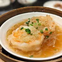 龍天門 - 海老のガーリックソース蒸し