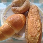 ドンク・ミニワン - 料理写真:塩パン、あんドーナツ、明太フランス