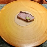 蒼 - 神経締めの鰤 お米と中国甘酒のソース