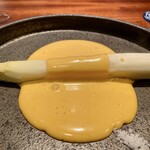 蒼 - 白アスパラガス オランデーズソース