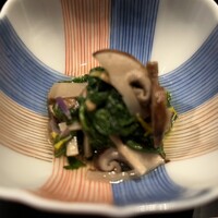 松阪牛 よし田 - 松茸と春菊のおひたし