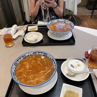 雪園 京橋店 - フカヒレそば 1,700円(2023年8月)