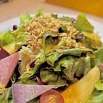 Yoshida salad with colorful vegetables