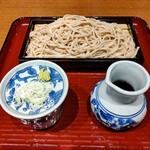 豆皿料理・酒 そばまえ - もり蕎麦（田舎蕎麦）