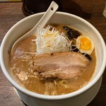 麺屋 雪風 すすきの店 - 濃厚味噌ラーメン大盛1,050円