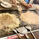 Okonomiyaki Yakisoba Fuugetsu - 牛すじネギもんじゃ ＆ 明太チーズ