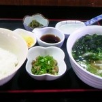 一刻屋 - 納豆定食：580円