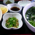 一刻屋 - 納豆定食：580円