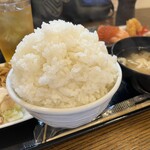 居酒食堂 わ楽 - 新米のご飯です！　R5.9.23