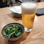 Taishuu Sakaba Rein Kara - ビール290円（ハッピーアワー価格）とお通し300円(税別)