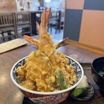 大えび天専門店 さんき - びっくり天丼