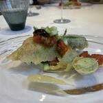 クイ クッチーナ イタリアーナ - お野菜のフリット　花ズッキーニ