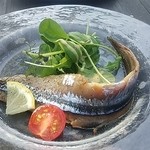 ガーデンレストラン 風舎 - 秋刀魚のオドブル