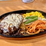 ドナルドステーキハウス - ハンバーグランチセット（てりマヨ）。1050円（税込）。