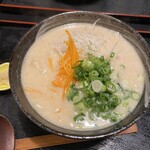 やまびこ弁天 - 酒粕うどん