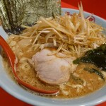 ラーショマルミヤ 世田谷松原店 - ネギラーメン(味噌)＋のり