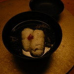 六雁 - 4-椀-鱧の葛たたき椀（H25.6.2x）