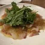 フラット - 真鯛のカルパッチョ