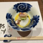 やす多” - 水ダコとオマール海老の鉄砲和え