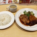 ガスト - 日替わりランチのご飯大盛り