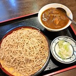 石臼そば - もりそば＋小カレー丼セット