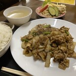 中華料理シャン - 豚肉のスタミナ焼き定食