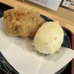 讃岐うどん 丸do - とり天は結構でかいです