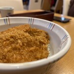 そば処 長岡小嶋屋 - セットのタレかつ丼