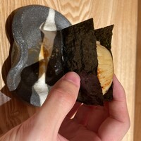 築地青空三代目 丸の内 - ホタテの磯辺巻き