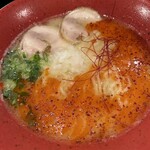 らぁめん 雲流 - 赤鶏白湯ラーメン(塩)