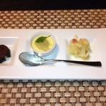 オーベルジュ - サラダ、そうめん南京、パプリカ、ズッキーニ