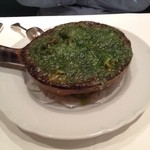 サリュー - ばい貝と雲丹のエスカルゴ風オーブン焼き　2013-10