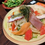 Uminchu Shubou - 海人海鮮サラダ。（税込924円）