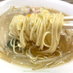 三ちゃん - もやしそば 麺