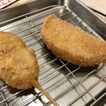 串カツ田中 柏西口店 - 豚しそ¥180円とハムカツ¥160円です！