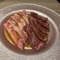 焼肉かなう - カルビとハラミ