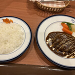 カフェレストランダ・ジュール - 伊万里牛ハンバーグセット