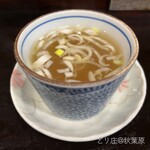 とり庄 - 〆の鳥スープ