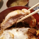 とんかつ牧 - カツ丼~お肉やわらかくて美味しかったです♪