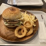 R-cafe BURGER - SUZUKAバーガー　オニポテセット　※テリヤキ