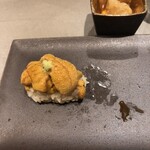 立食い鮨 鮨川 - 紫雲丹 北海道 礼文島