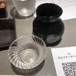 立食い鮨 鮨川 - 隠し酒 福島 半合→写楽 純米吟醸