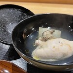 Kitahama Sushiyamano - 牡蠣と冬瓜の椀物
