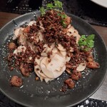 キュイジーヌR - マッシュルームのアンチョビソース