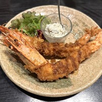 旨い魚と旬菜料理 ふくとく - 特大海老フライ