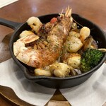 長濱浪漫ビール - エビとホタテの贅沢アヒージョ　1,430円