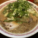 Makotoya - 九条ネギ背脂醤油ラーメン